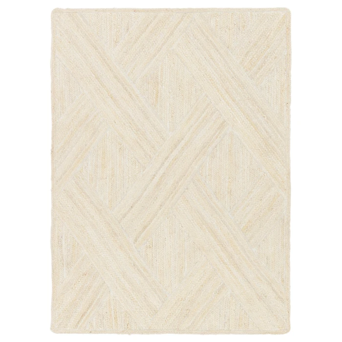 Jaipur Living Naturals Tobago Ivory NAT35 18 in. Swatch Square Rug