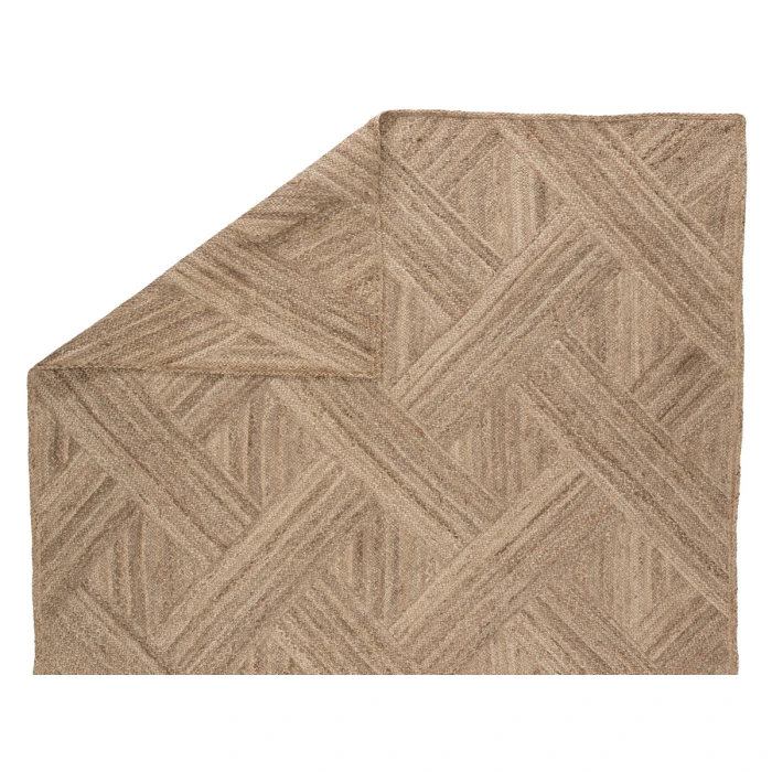 Jaipur Living Vero Natural Trellis Beige Runner Rug (2'6"X9')
