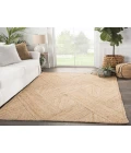 Jaipur Living Vero Natural Trellis Beige Runner Rug (2'6"X9')