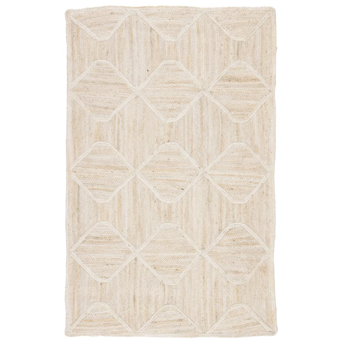 Jaipur Living Sisal Bow Natural Trellis Ivory/ Beige Area Rug (4'X6')