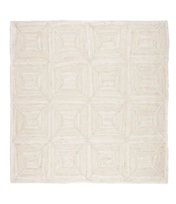 Jaipur Living Naturals Tobago Sisal Bow NAT41 Ivory/Beige 8 ft. X 8 ft. Square Rug
