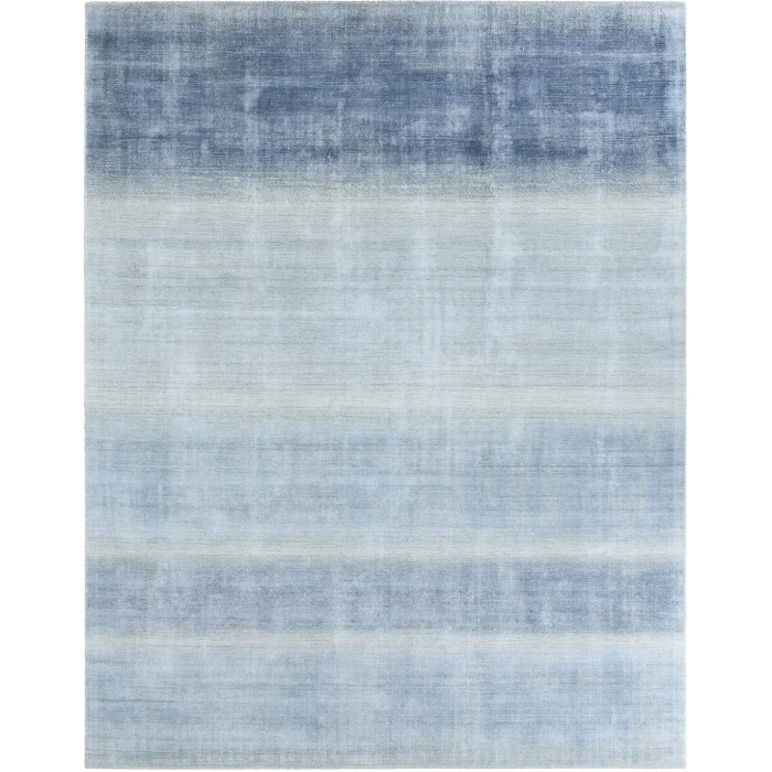 Barclay Butera by Jaipur Living Bayshores Handmade Ombre Blue/ Beige Area Rug (8'X10')