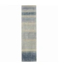 Barclay Butera by Jaipur Living Bayshores Handmade Ombre Blue/ Beige Runner Rug 3'X12'