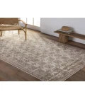 Vibe by Jaipur Living Milea Trellis Tan/ Cream Area Rug 6'7"X9'6"