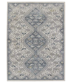 Vibe by Jaipur Living Nadine Yucca NDN06 Cream - Blue 4 ft. X 6 ft. Rectangle Rug