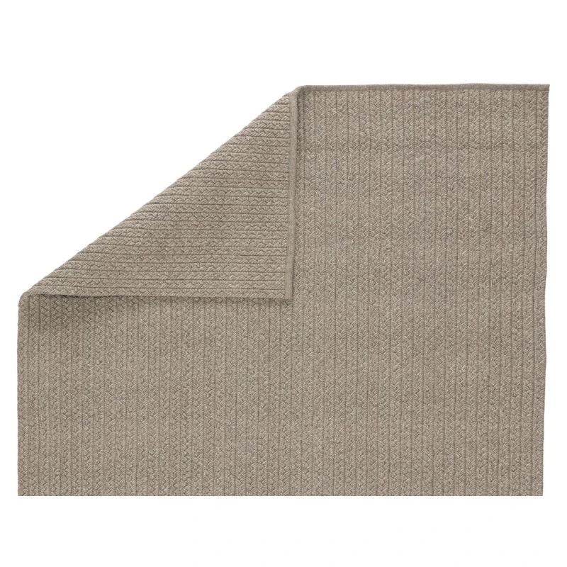 Jaipur Living Iver Indoor/ Outdoor Solid Gray Runner Rug (2'6"X8')