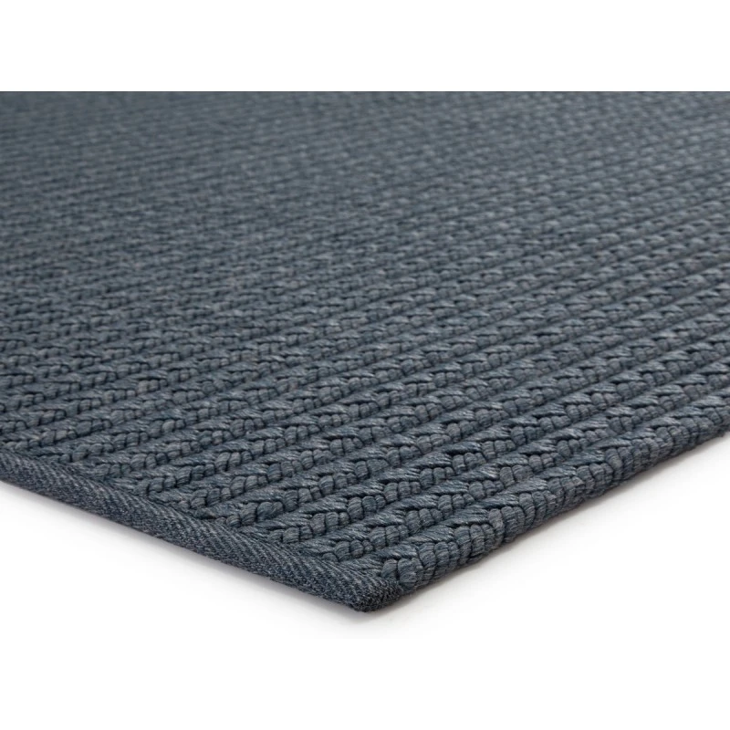 Jaipur Living Iver Indoor/ Outdoor Solid Blue/ Gray Area Rug (4'X6')