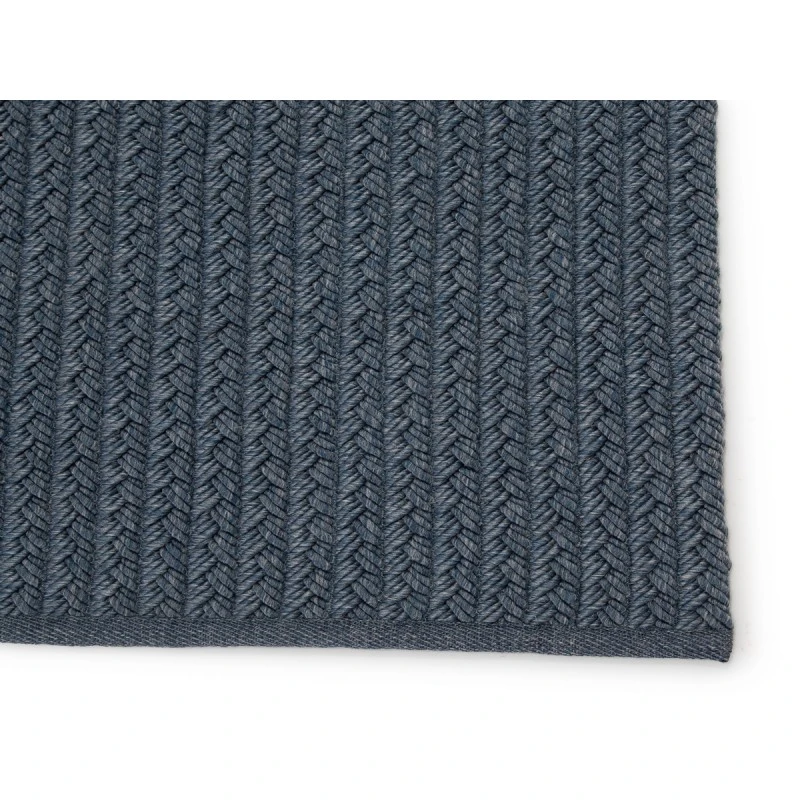 Jaipur Living Iver Indoor/ Outdoor Solid Blue/ Gray Area Rug (4'X6')
