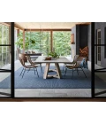 Jaipur Living Iver Indoor/ Outdoor Solid Blue/ Gray Runner Rug 2'6"X10'