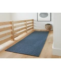 Jaipur Living Iver Indoor/ Outdoor Solid Blue/ Gray Runner Rug 2'6"X10'