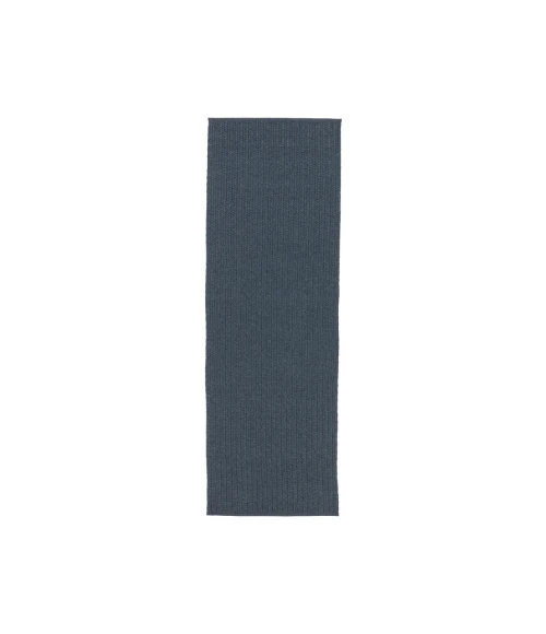 Jaipur Living Iver Indoor/ Outdoor Solid Blue/ Gray Runner Rug 2'6"X10'
