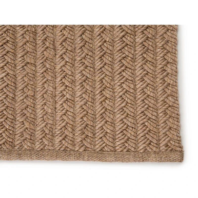 Jaipur Living Iver Indoor/ Outdoor Solid Tan Runner Rug (2'6"X8')