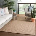 Jaipur Living Iver Indoor/ Outdoor Solid Tan Runner Rug (2'6"X8')