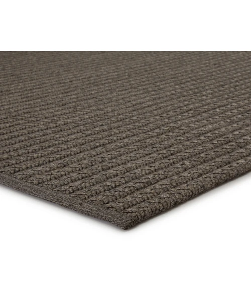 Jaipur Living Iver Indoor/ Outdoor Solid Gray/ Taupe Area Rug (5'X8')