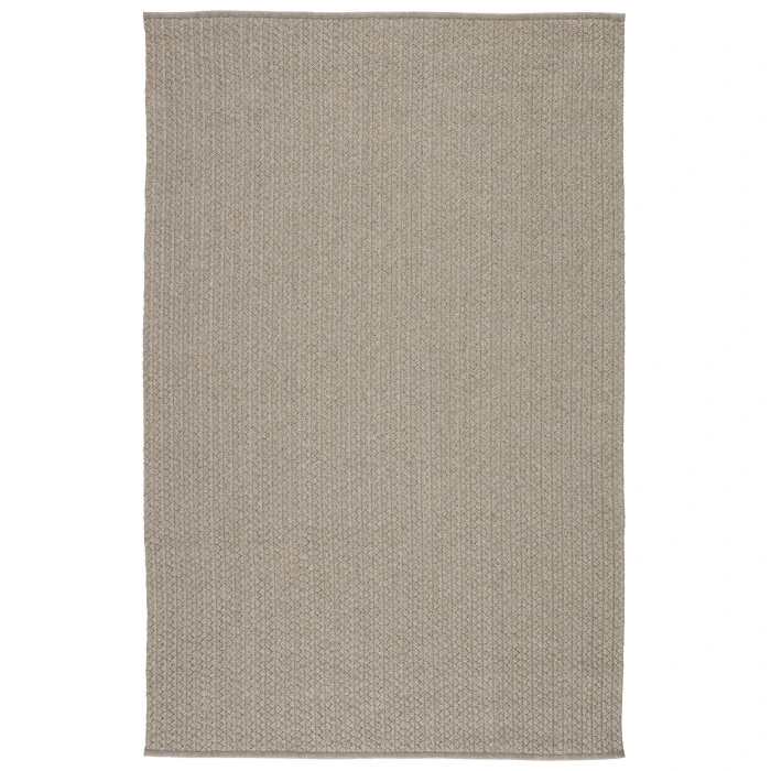 Jaipur Living Iver Indoor/ Outdoor Solid Light Gray Area Rug (10'X14')
