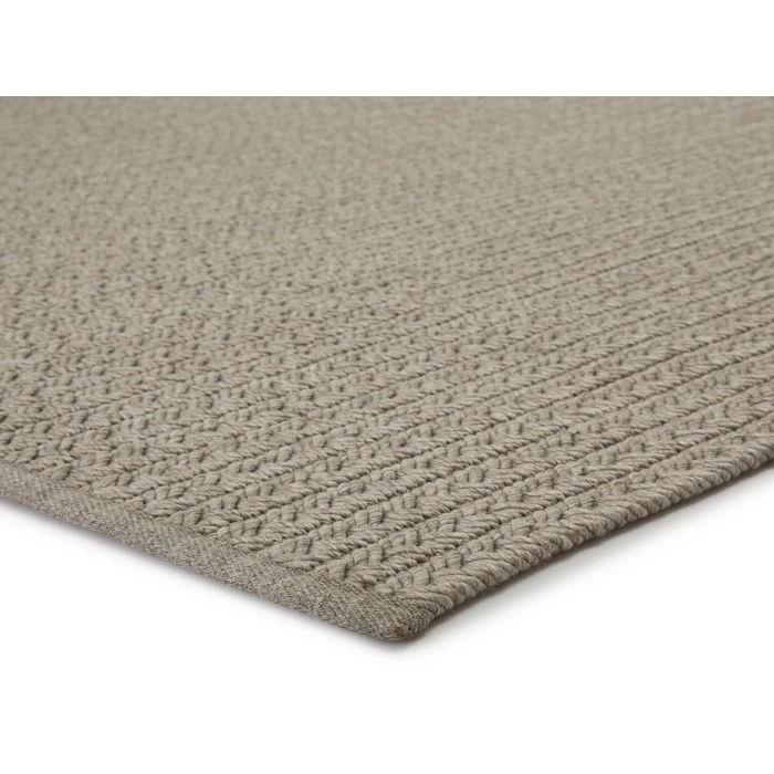 Jaipur Living Iver Indoor/ Outdoor Solid Light Gray Area Rug (10'X14')