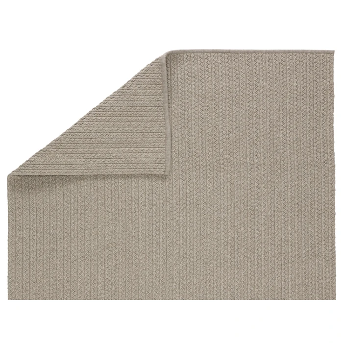 Jaipur Living Iver Indoor/ Outdoor Solid Light Gray Area Rug (10'X14')