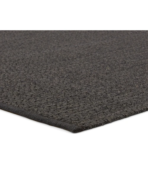 Jaipur Living Iver Handmade Indoor/Outdoor Solid Dark Gray Runner Rug 2'6"X8'
