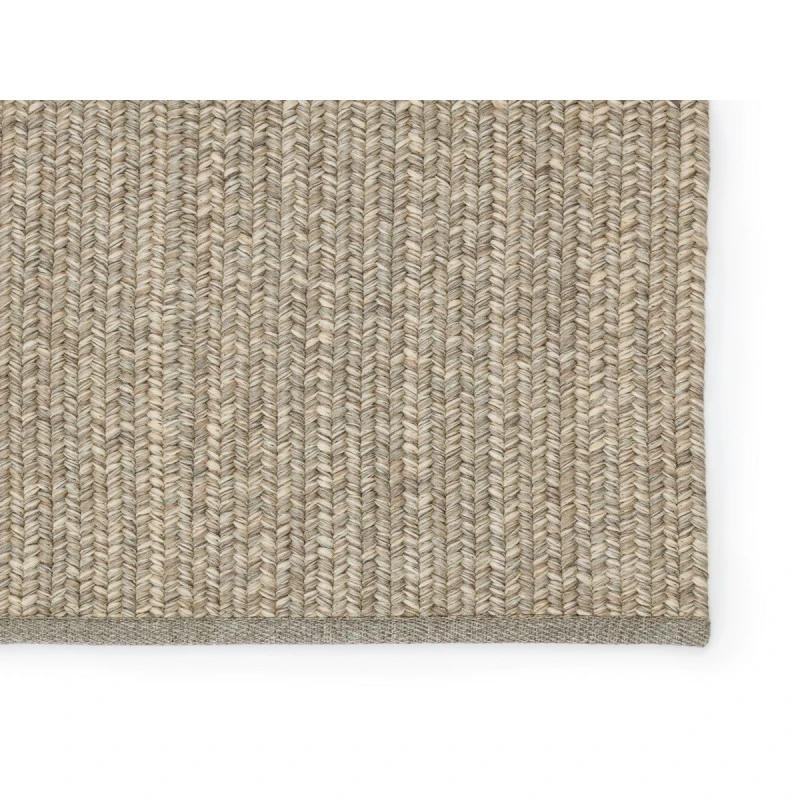 Jaipur Living Sven Indoor/ Outdoor Solid Taupe/ Cream Runner Rug (2'6"X8')