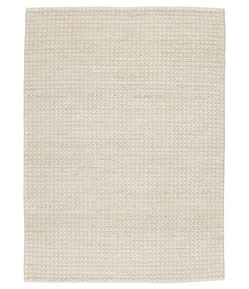 Jaipur Living Naturals Monaco White NLM05 18 in. Swatch Square Rug