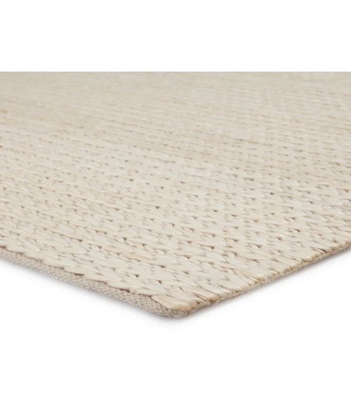 Jaipur Living Naturals Monaco White NLM05 18 in. Swatch Square Rug