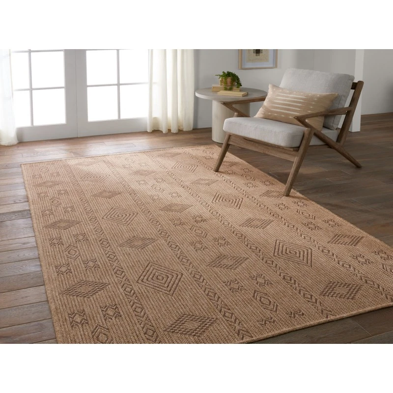 Jaipur Living Nambe Brown NMB03 18 in. Swatch Square Rug
