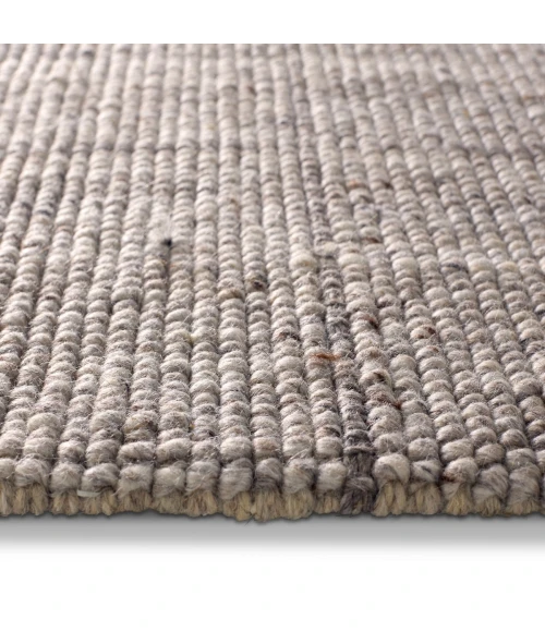 Jaipur Living Club Handmade Striped Gray/ Taupe Area Rug 5'X8'