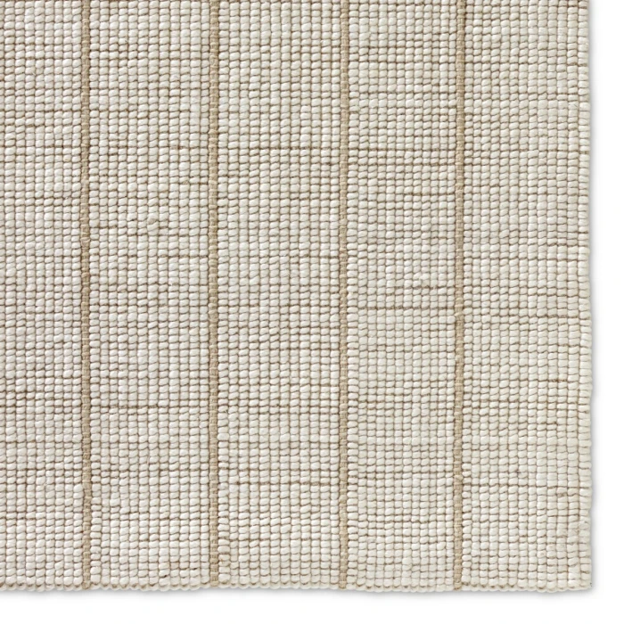 Jaipur Living Highgate Handmade Striped Cream/ Light brown Area Rug 5'X8'