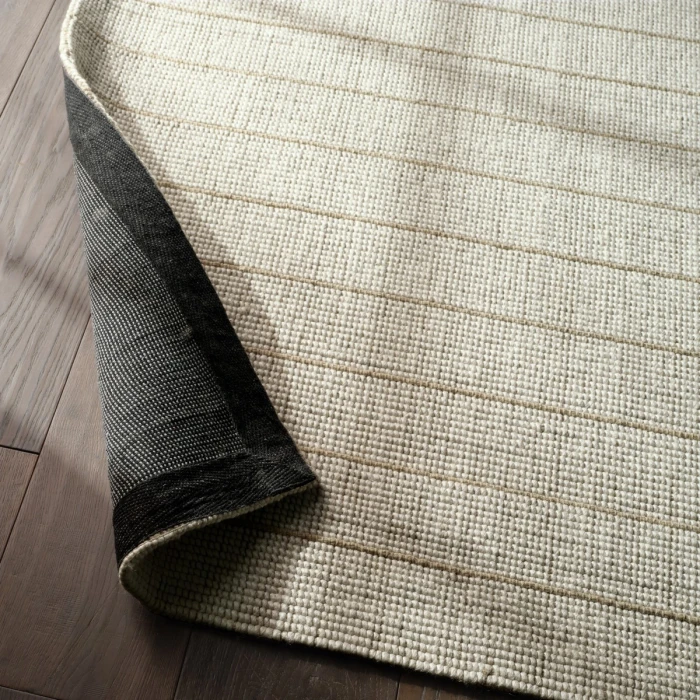 Jaipur Living Highgate Handmade Striped Cream/ Light brown Area Rug 5'X8'