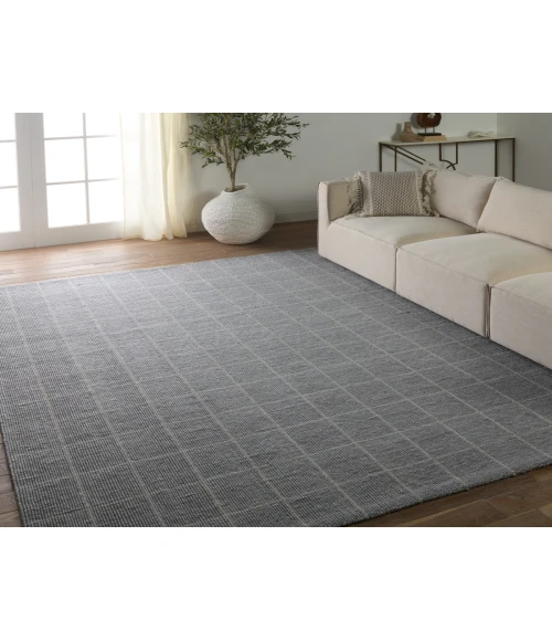 Jaipur Living Club Handmade Striped Silver Area Rug 5'X8'