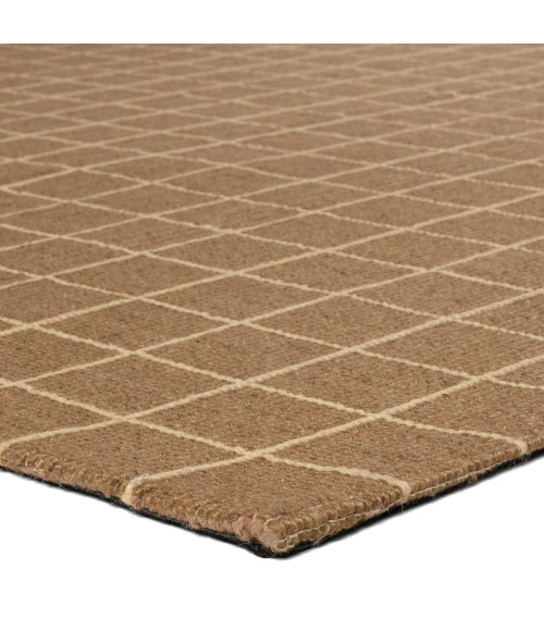 Barclaybutera Oxford By Barclay B Brown Obb06 18 In. Swatch Square Rug
