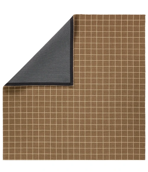 Barclaybutera Oxford By Barclay B Brown Obb06 18 In. Swatch Square Rug