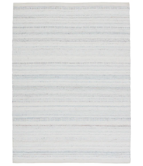 Jaipur Living Parson Indoor/ Outdoor Tribal Light Blue/ Ivory Runner Rug (3'X8')