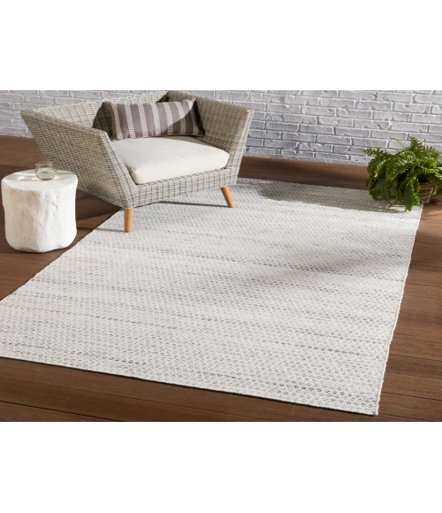 Jaipur Living Eliza Indoor/ Outdoor Trellis Cream/ Gray Area Rug 9'X12'