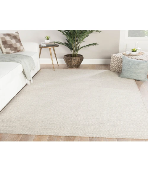 Jaipur Living Eulalia Handmade Geometric Light Gray/ Ivory Area Rug (7'10"X9'10")