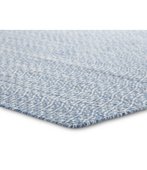 Jaipur Living Eulalia Handmade Geometric Blue/ Ivory Area Rug (7'10"X9'10")