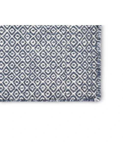 Jaipur Living Glace Handmade Geometric Dark Blue/ Ivory Area Rug (7'10"X9'10")