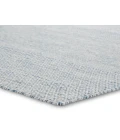 Jaipur Living Glace Handmade Geometric Light Blue/ Ivory Runner Rug (2'6"X10')