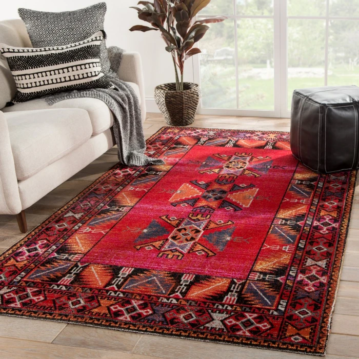 Jaipur Living Polaris Red POL19 18 in. Swatch Square Rug