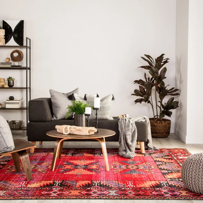Jaipur Living Polaris Red POL19 18 in. Swatch Square Rug