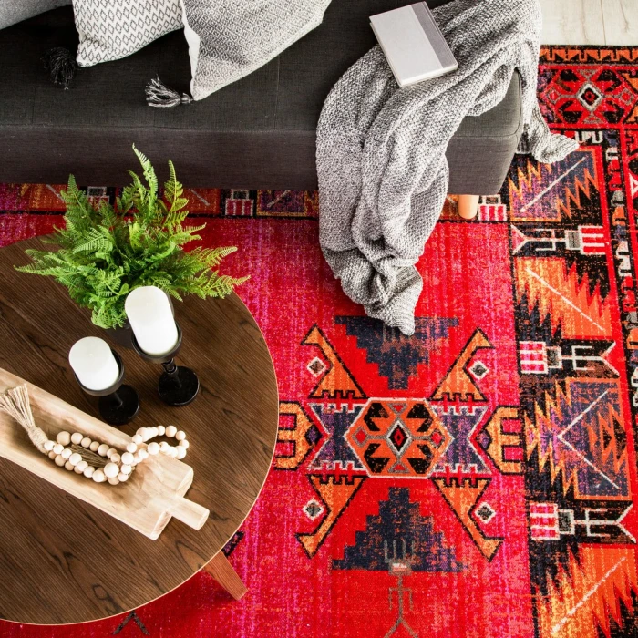 Jaipur Living Polaris Red POL19 18 in. Swatch Square Rug