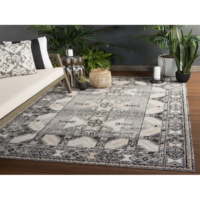 Jaipur Living Polaris Gray POL20 18 in. Swatch Square Rug
