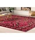 Jaipur Living Chaya Indoor/ Outdoor Medallion Red/ Black Runner Rug (2'6"X8')