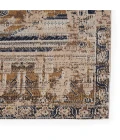 Jaipur Living Cicero Indoor/ Outdoor Medallion Tan/ Blue Area Rug (8'10"X12')