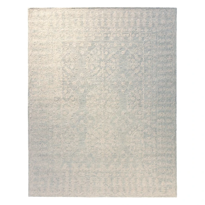 Jaipur Living Linde Handmade Medallion Gray/ White Area Rug (8'X10')