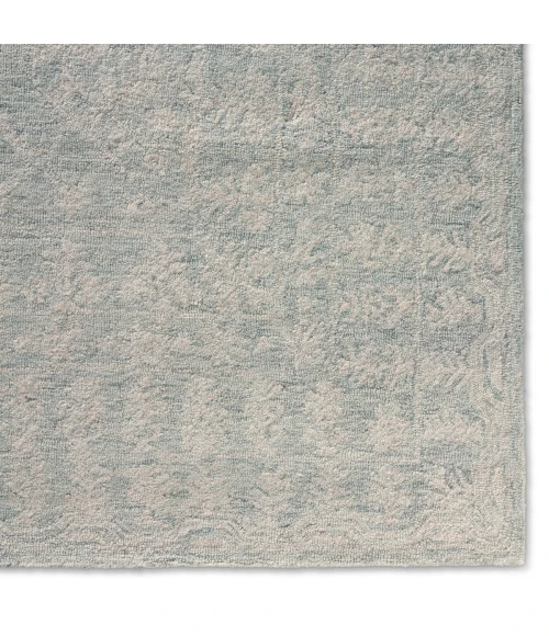 Jaipur Living Linde Handmade Medallion Gray/ White Area Rug (5'X8')