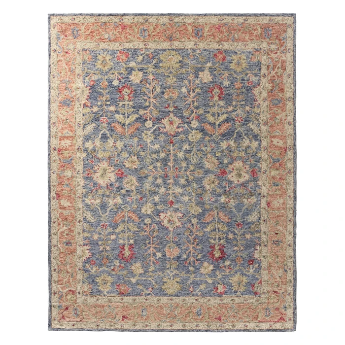 Jaipur Living Presley Handmade Oriental Blue/ Red Area Rug (8'X10')
