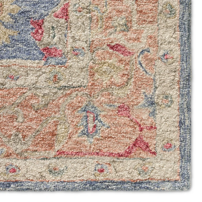 Jaipur Living Presley Handmade Oriental Blue/ Red Area Rug (8'X10')