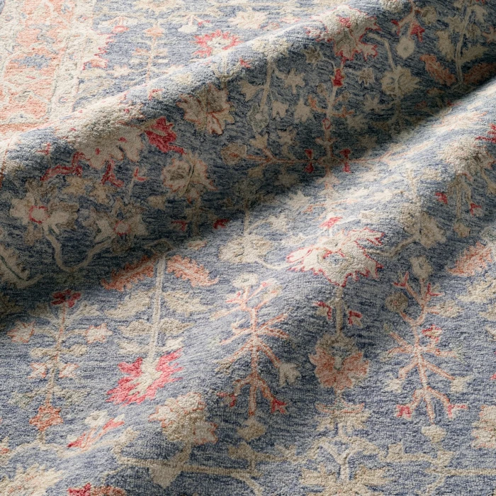 Jaipur Living Presley Handmade Oriental Blue/ Red Area Rug (8'X10')