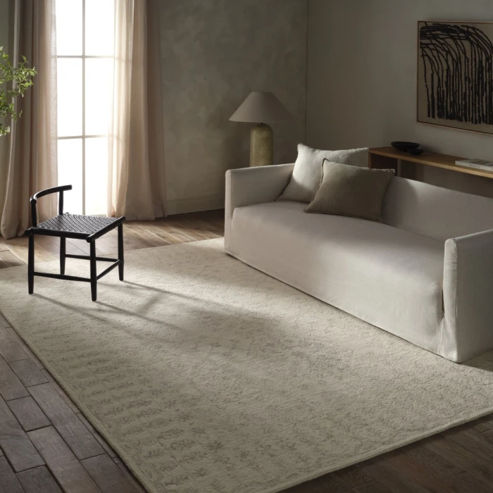 Jaipur Living Linde PRO08 Handmade Traditional IvoryWhite (18" Swatch)